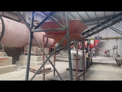 เครื่องกรีเนียเตอร์ปุ๋ยกลองหมุนกับสายการผลิตปุ๋ย โรงงานผลิต