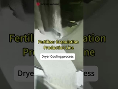 เครื่องแห้งหมุนกลองสแตนเลสมืออาชีพพร้อมสายการผลิตปุ๋ย