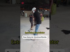 มอนโมริลลอนิต ขนาดปูน granulator กลีบกลีบกลีบคู่