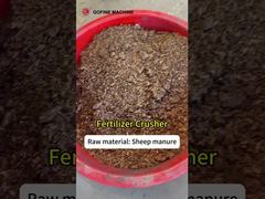 มูลแกะกึ่งเปียกวัสดุบดอุปกรณ์การผลิตปุ๋ยอินทรีย์