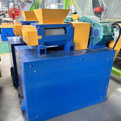 150mm ความกว้างเครื่องบดกลมคู่ 1-2T / H โรงงานผลิตปุ๋ยออมโมเนียมซัลเฟต