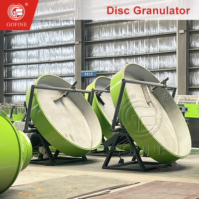 3-10 มิลลิเมตร สารประกอบปุ๋ยอินทรีย์ Granules Disc Pan เครื่องปุ๋ยปุ๋ยปุ๋ย