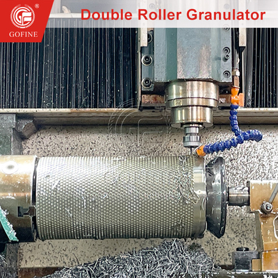 เครื่องปลูกปุ๋ยกลมสองกลม Pelletizer สําหรับเครื่องปั่น extrusion granulator เครื่องปลูกปุ๋ยกลมสองกลม