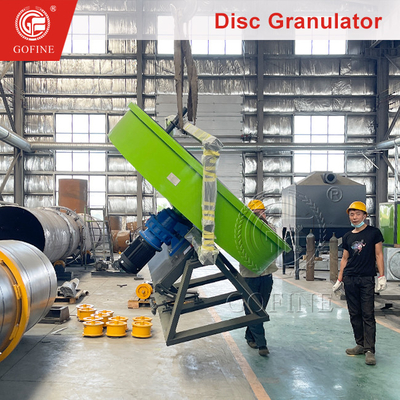 1-2 T/H Disc Organic Fertilizer Granulator สําหรับการบดน้ํา