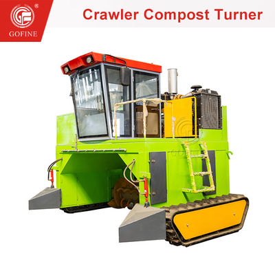 อุตสาหกรรม Windrow compost Turner เครื่องปลูกพืชออร์แกนิค