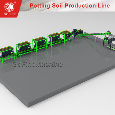 เครื่องผสมดินปลูกสำหรับเพาะเมล็ดแบบผสมรวม ดินปลูกในกระถาง