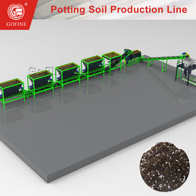 การเติบโตสายการผลิตขนาดกลาง เครื่องแปรรูปผสมปุ๋ย