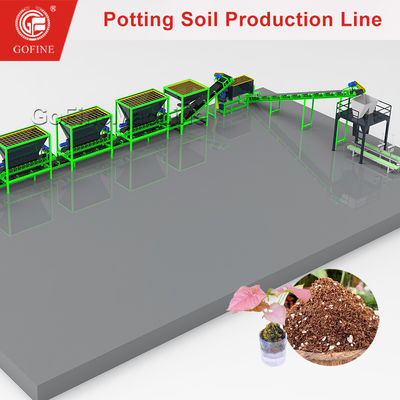 อุปกรณ์ผสมดินในสวน อุปกรณ์ผสมดินปลูก การผลิตผสม