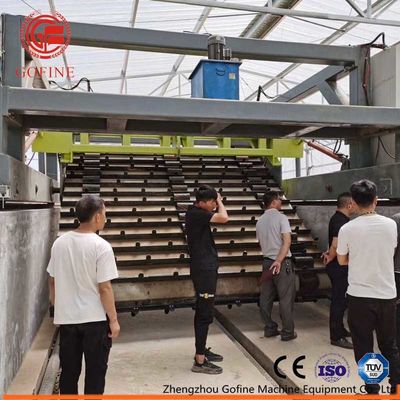 รถยกเตียงหมัก Q235 25KW เครื่องตอกเสาเข็ม