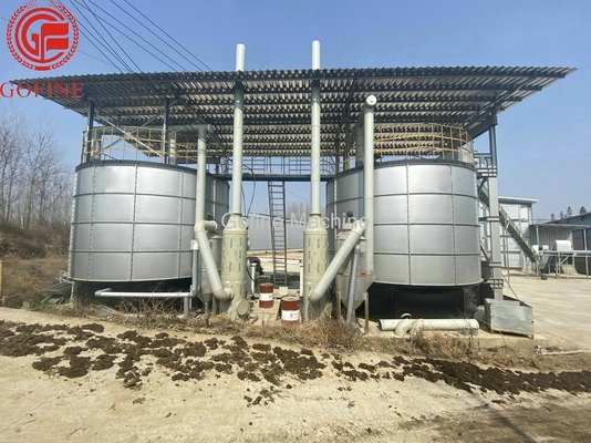 ถังหมักปุ๋ยหมักแอโรบิก 32CBM มูลสัตว์